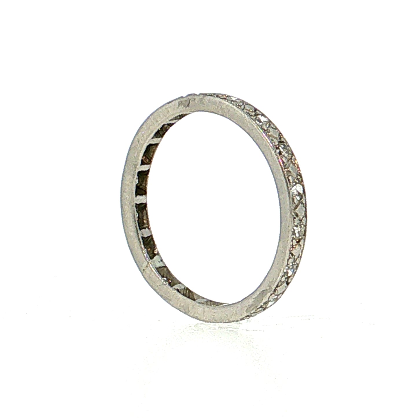.27 Mid-Century Diamond Eternity Band Platinum