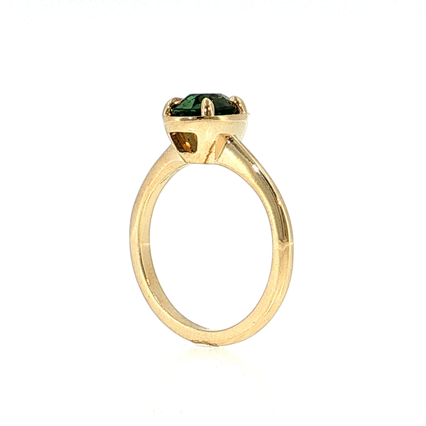 1.59 Pear Sapphire Solitaire Engagement Ring 14k