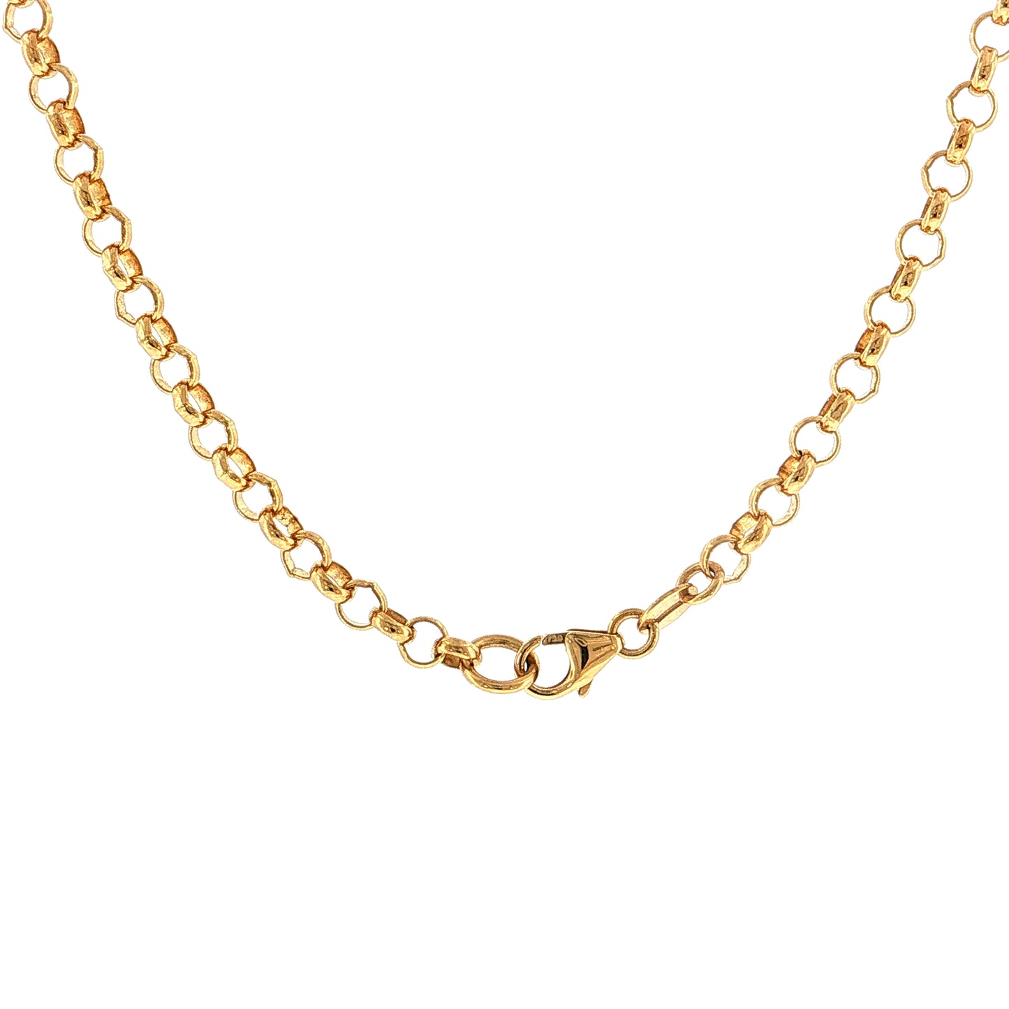 Foundrae Medium Belcher Chain Necklace 18k Yellow Gold