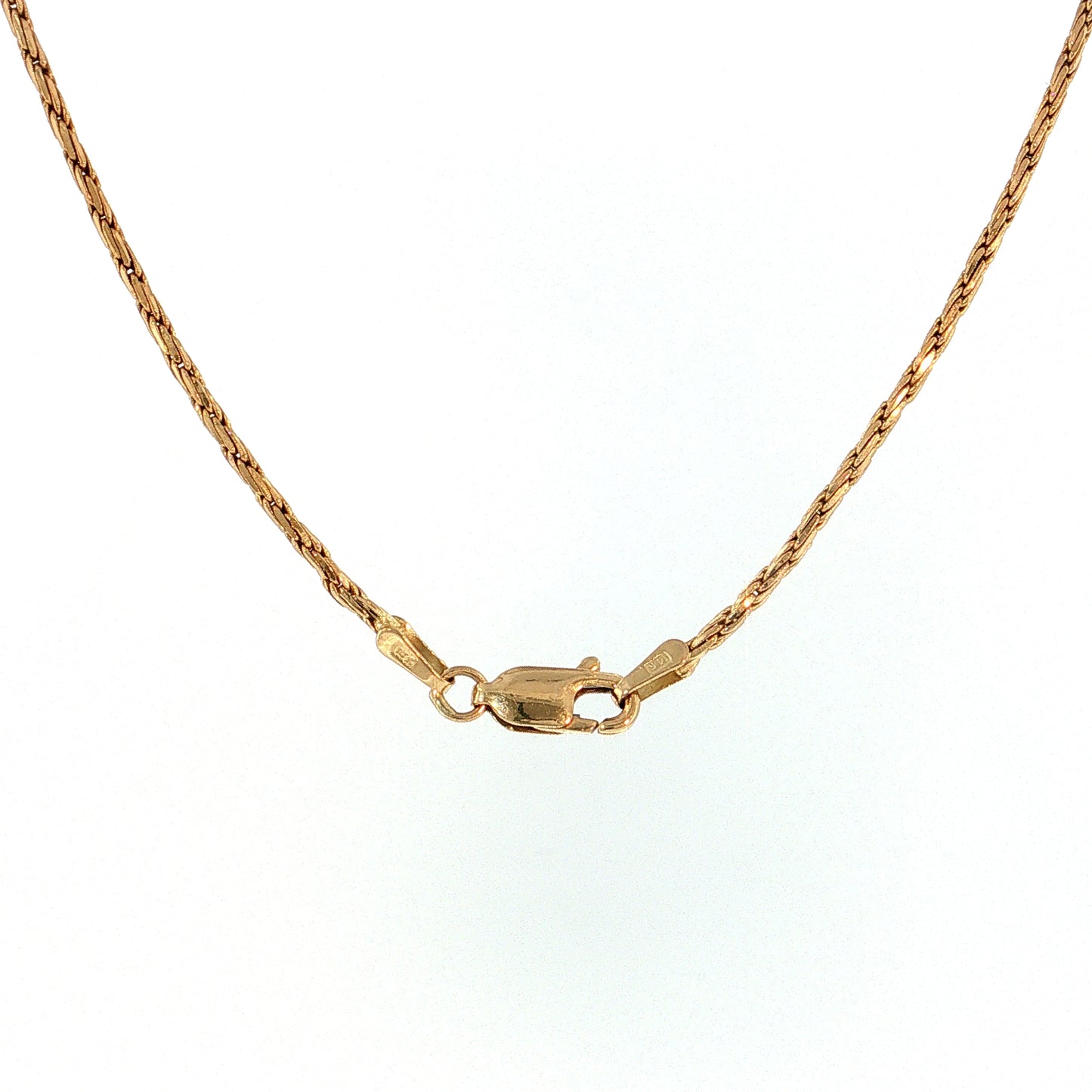18" Woven Rope Chain Necklace 14k Yellow Gold