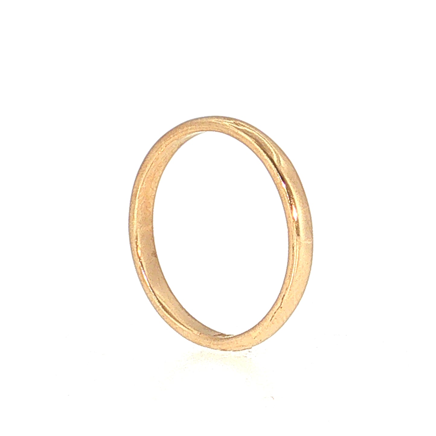 2.0mm Euro Wedding Band 14k Yellow Gold