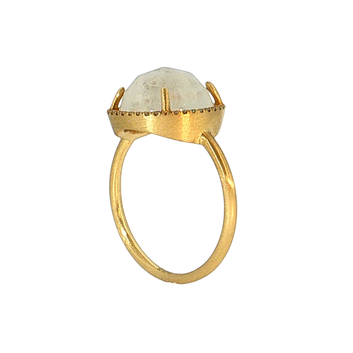 Irene Neuwirth Moonstone & Diamond Cocktail Ring 18k