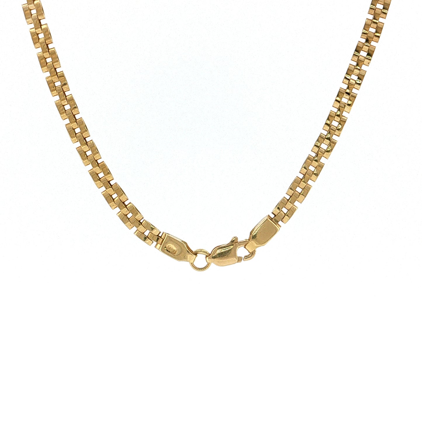 .89 Graduated Diamond V-Shape Necklace 14k