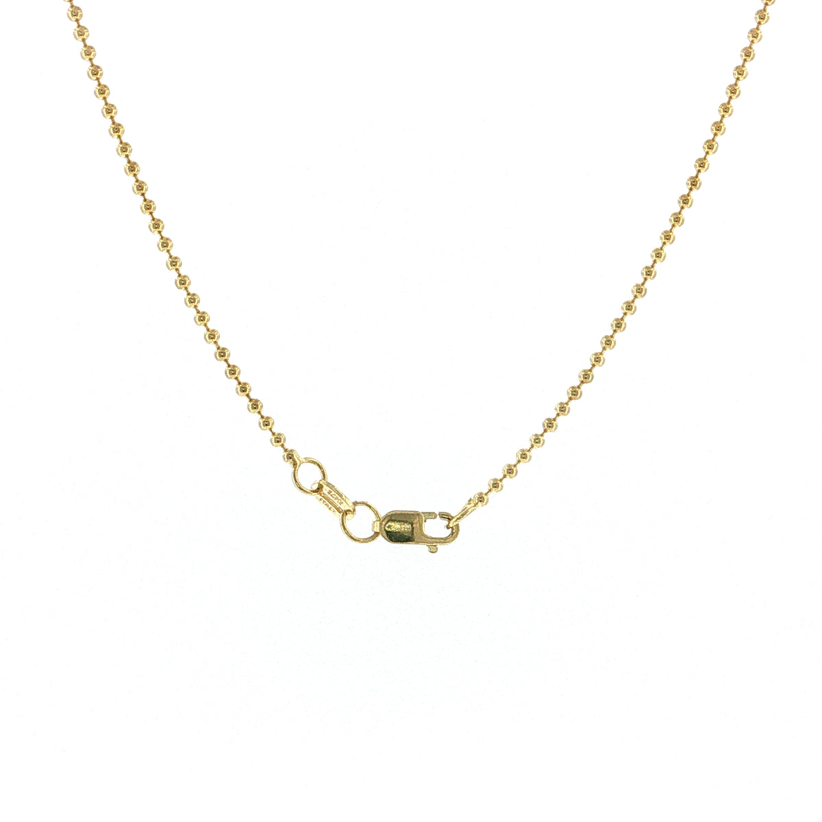 1.03 Oval Ruby & Diamond Pendant Necklace 14k Yellow Gold