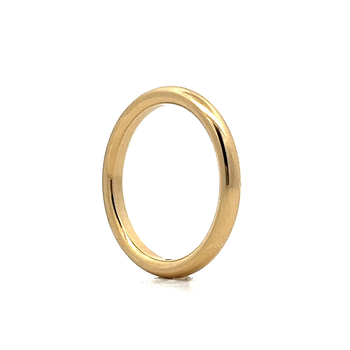 Classic Comfort Fit Wedding Band in 14k Yellow Gold
