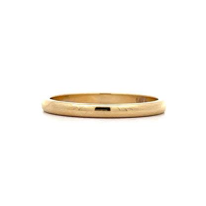 Classic 2mm Wedding Band in 14k Yellow Gold