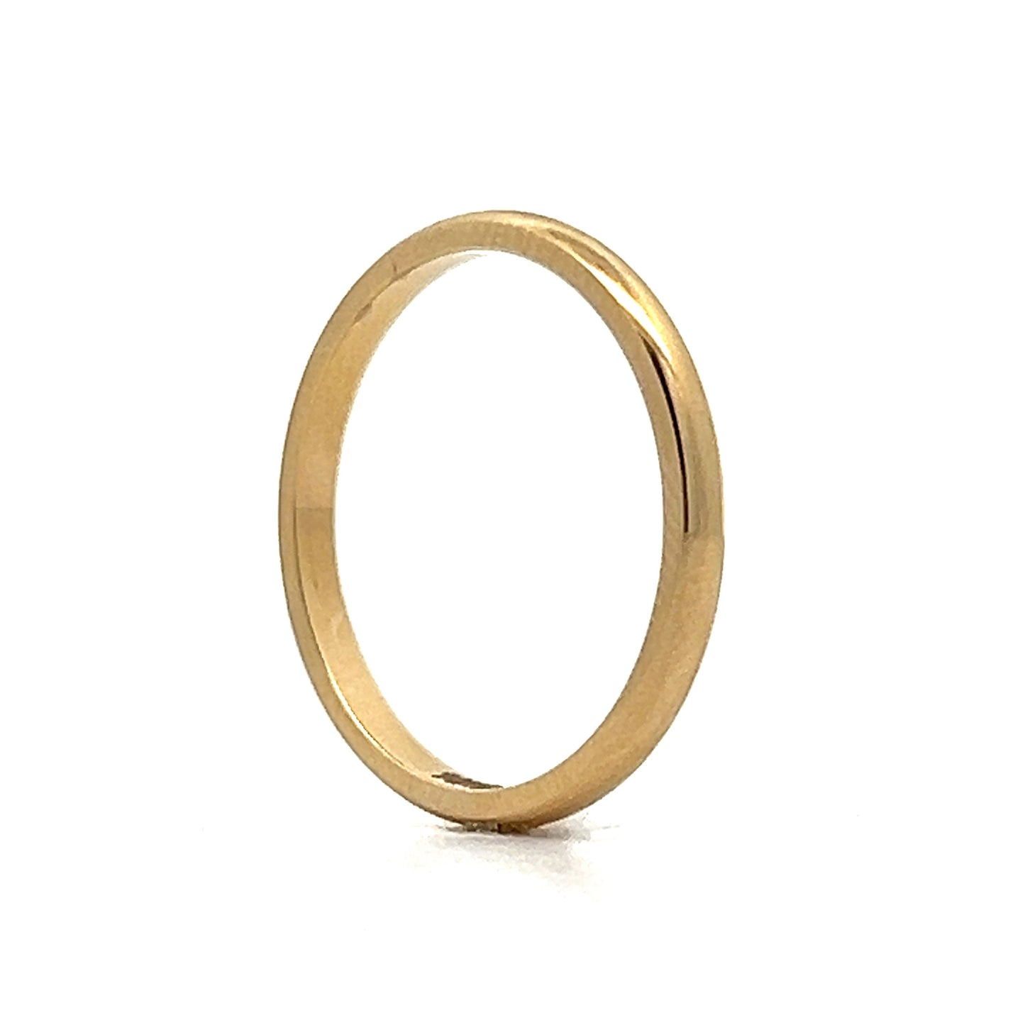 Classic 2mm Wedding Band in 14k Yellow Gold