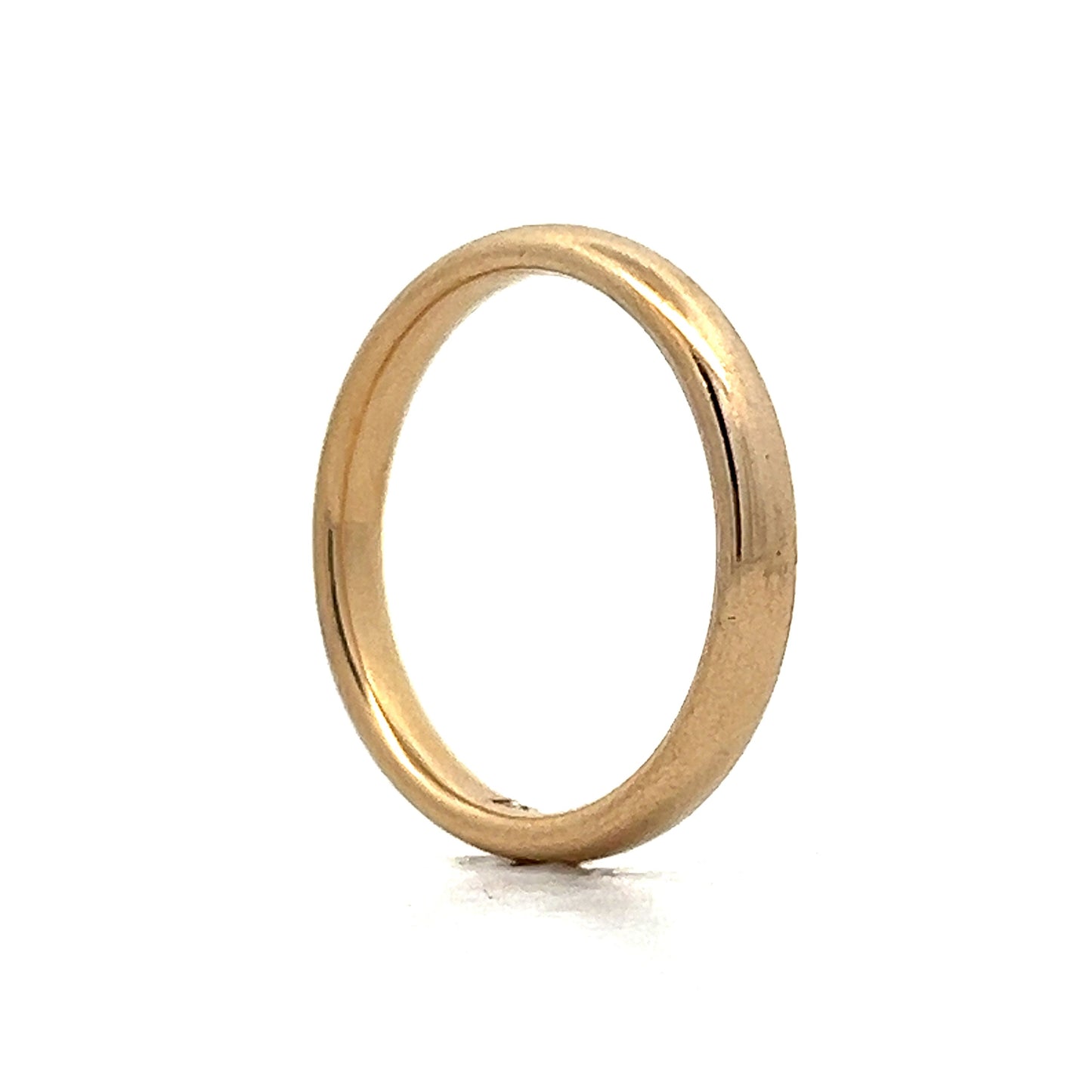Classic 3mm Wedding Band in 14k Yellow Gold