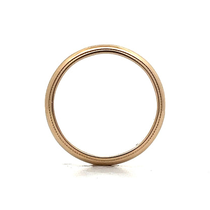 Vintage Men's 5mm Wedding Band in 14k Yellow Gold