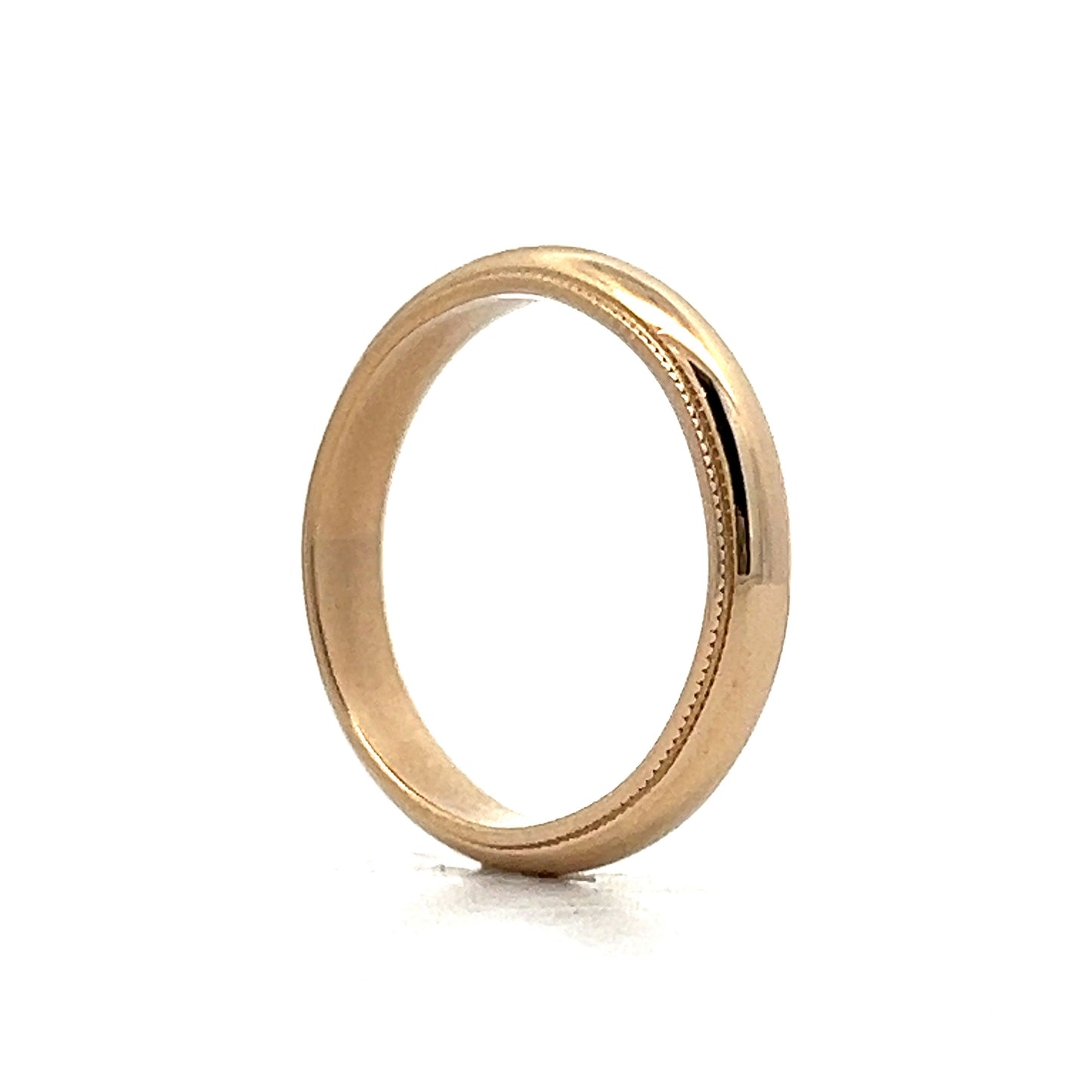 Vintage Men's 5mm Wedding Band in 14k Yellow Gold
