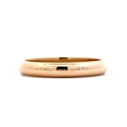 Men's 4mm Comfort Fit Wedding Band in 14k Yellow Gold