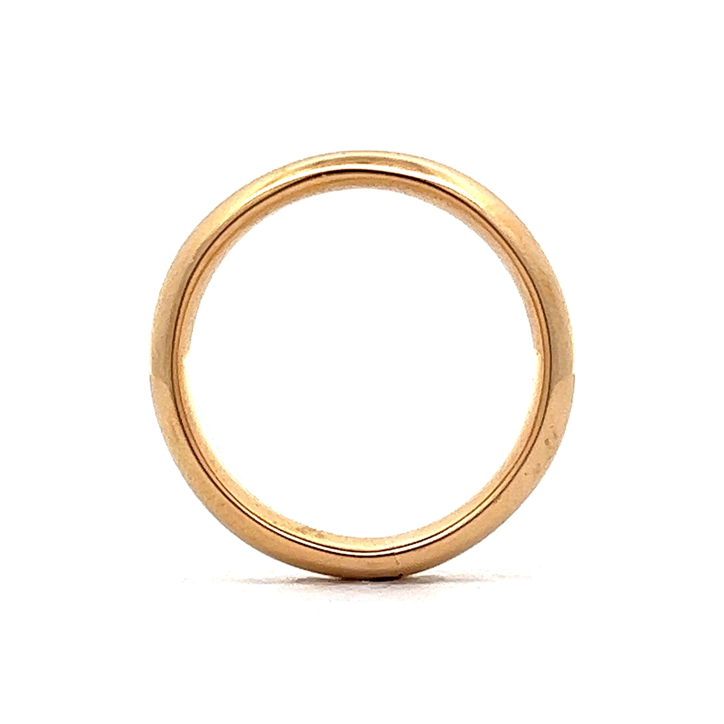 Men's 4mm Comfort Fit Wedding Band in 18k Yellow Gold