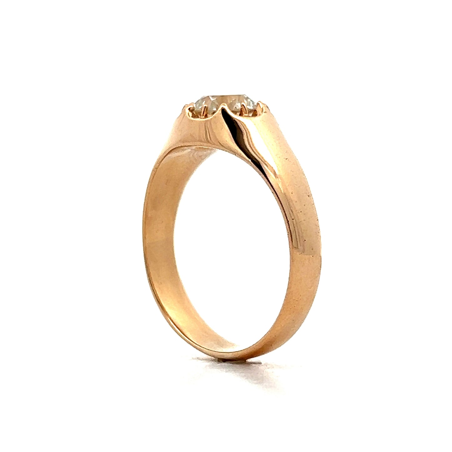 1.13 Antique Victorian Diamond Engagement Ring in 18k