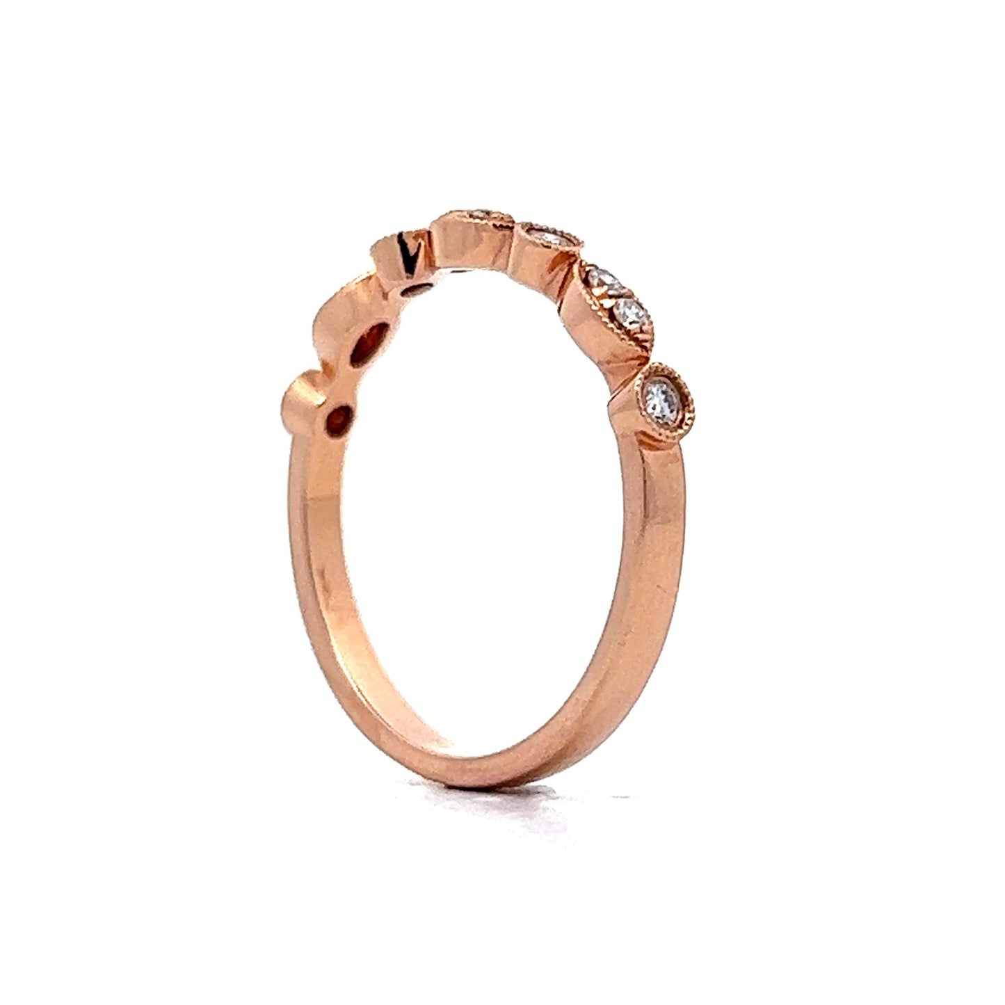 .20 Carat Diamond Wedding Band in Rose Gold