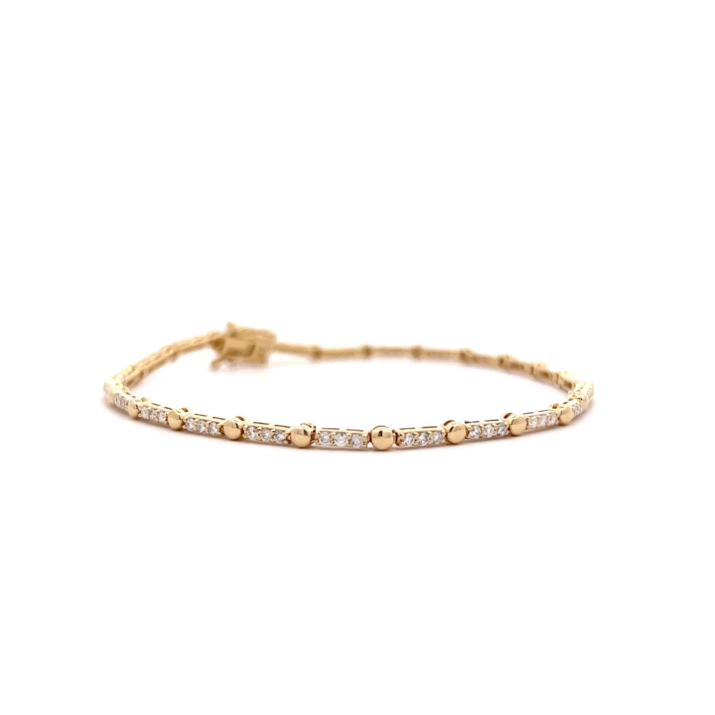 .73 Diamond Tennis Bracelet in 14k Yellow Gold