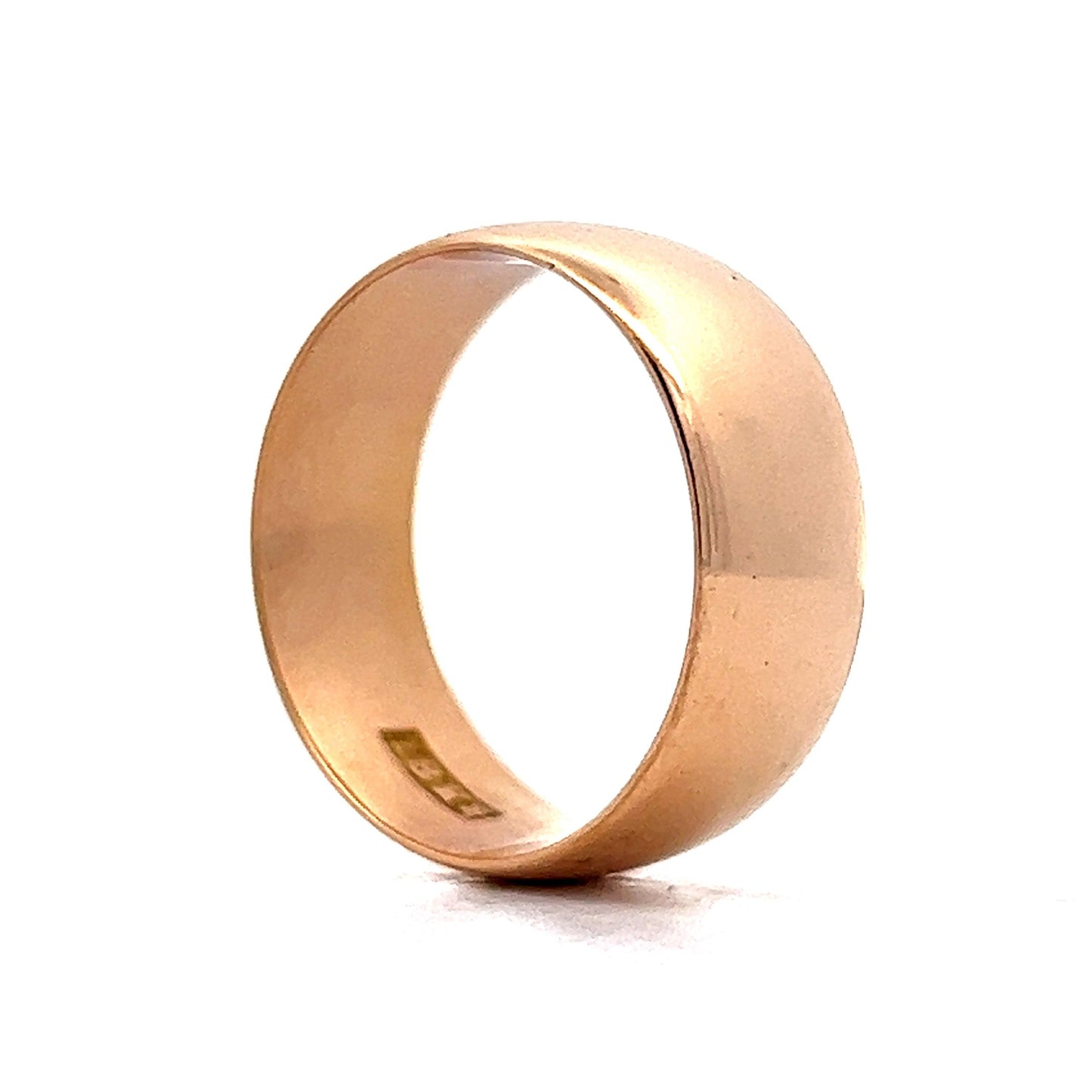 Antique Victorian Wide Band in 18k Yellow Gold