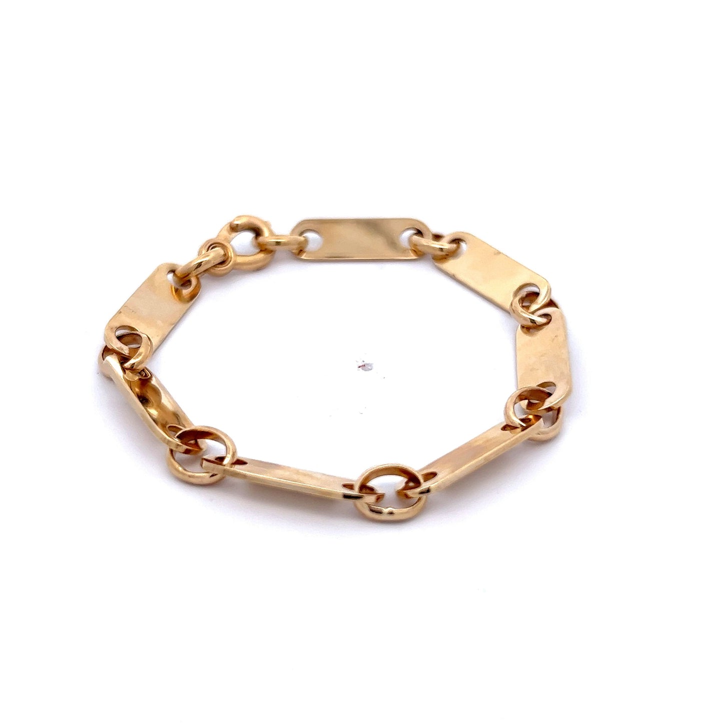 Mariner Link Chain Bracelet in 14k Yellow Gold