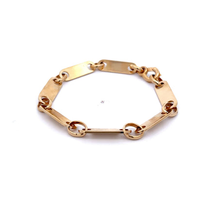 Mariner Link Chain Bracelet in 14k Yellow Gold