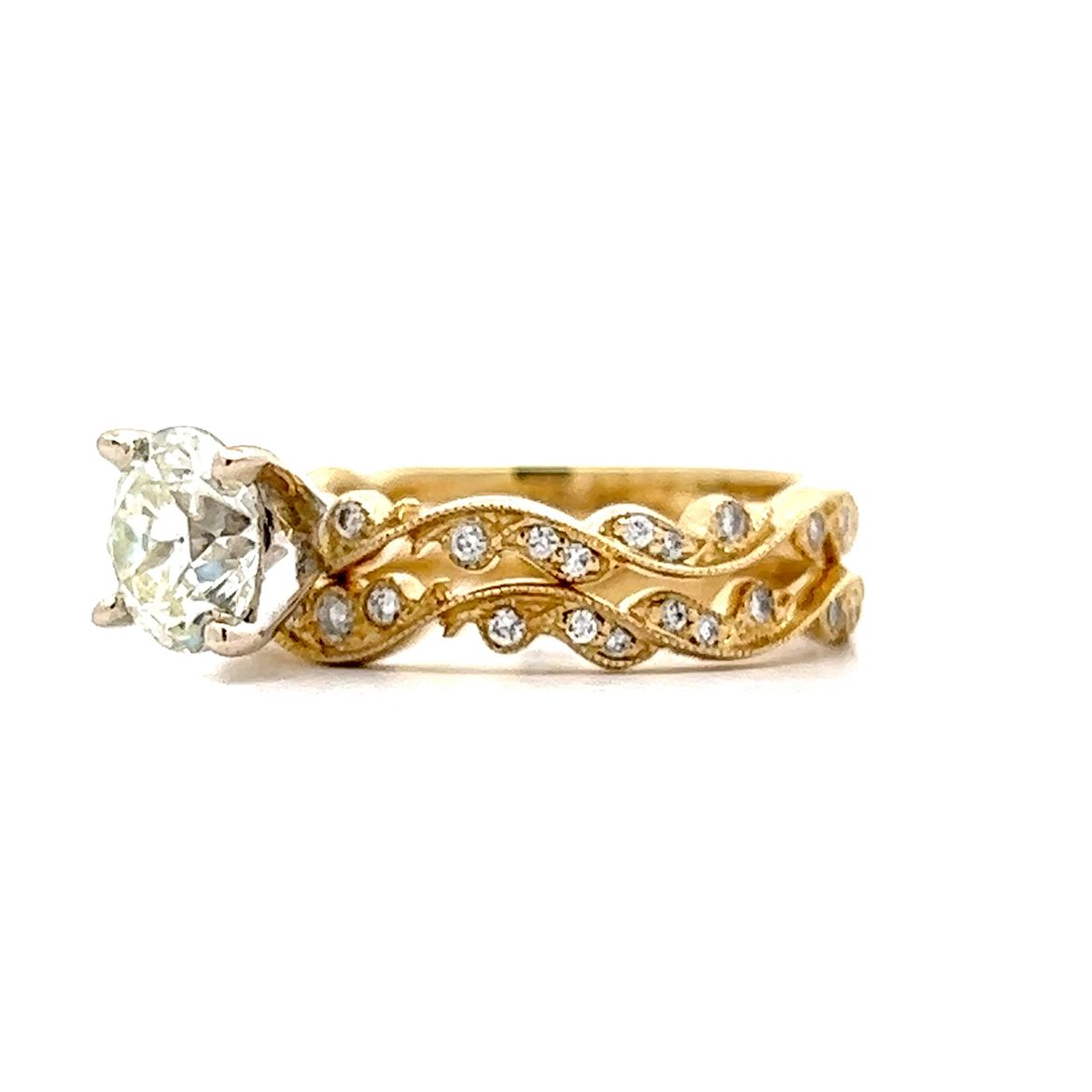 .22 Diamond Stacking Band in 14k Yellow Gold