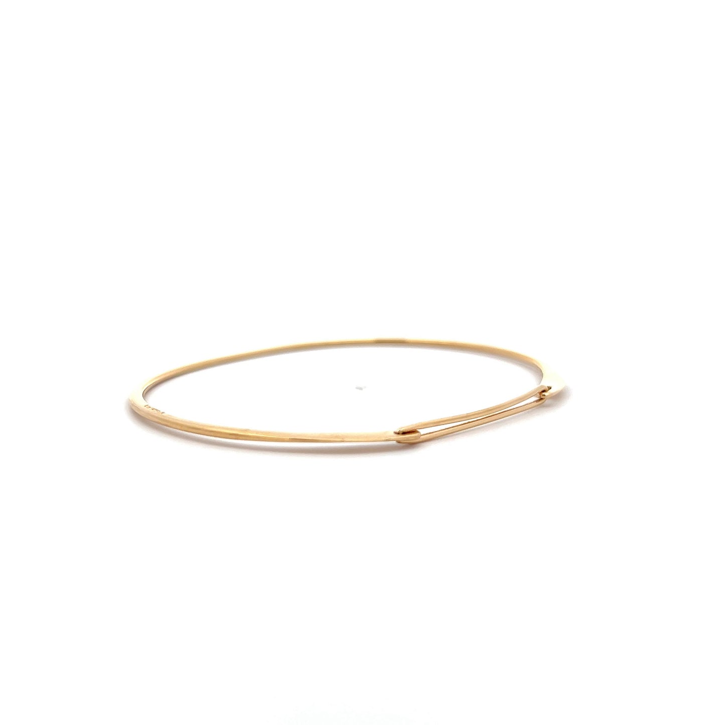 Ed Levin Bangle Bracelet in 14k Yellow Gold