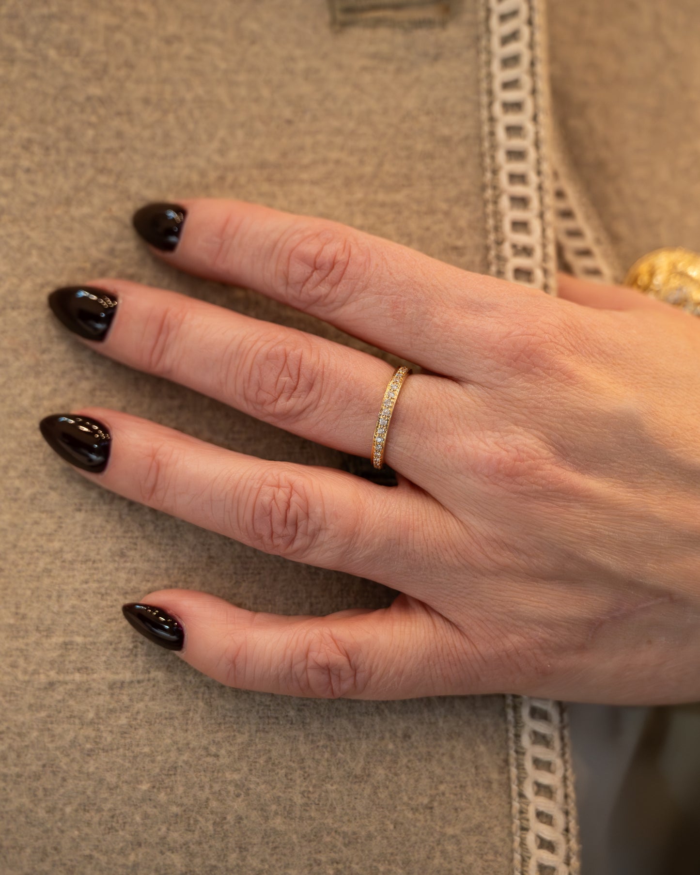 .34 Brilliant Diamond Eternity Band 14k Yellow Gold