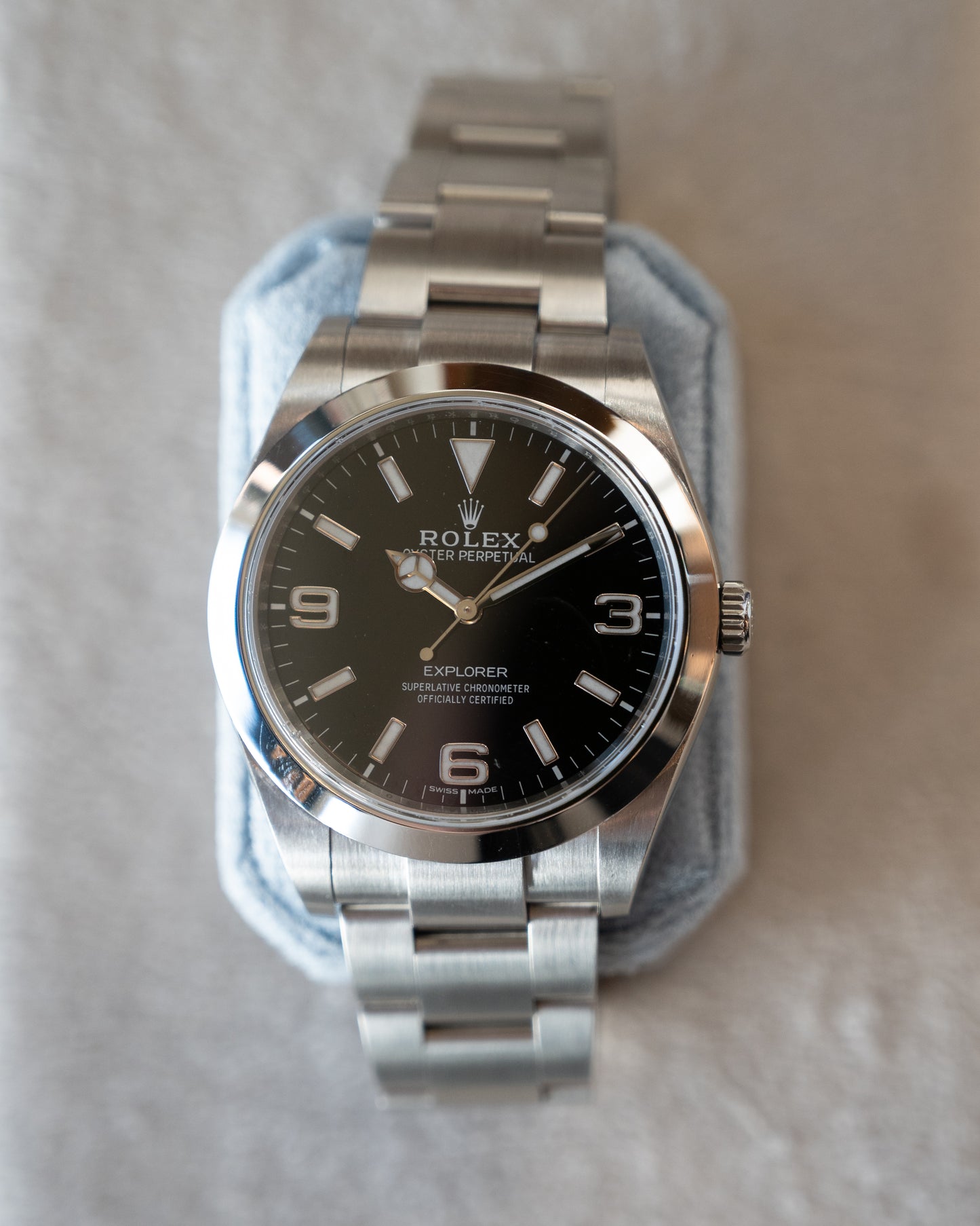 2016 Rolex Explorer 214270 39MM Stainless Steel