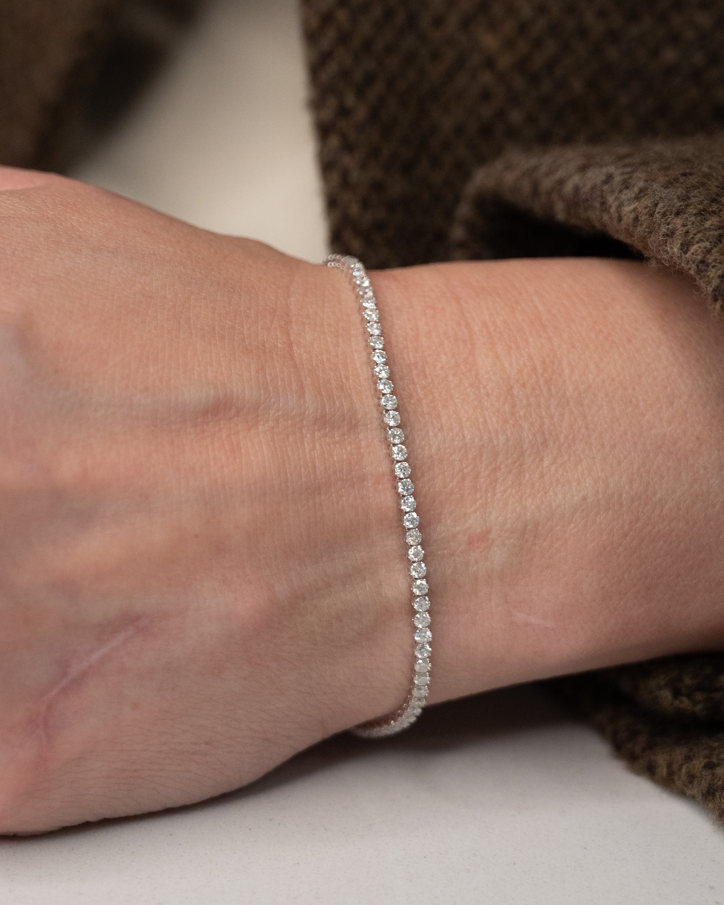 2.50 Diamond Tennis Bracelet in 14k White Gold