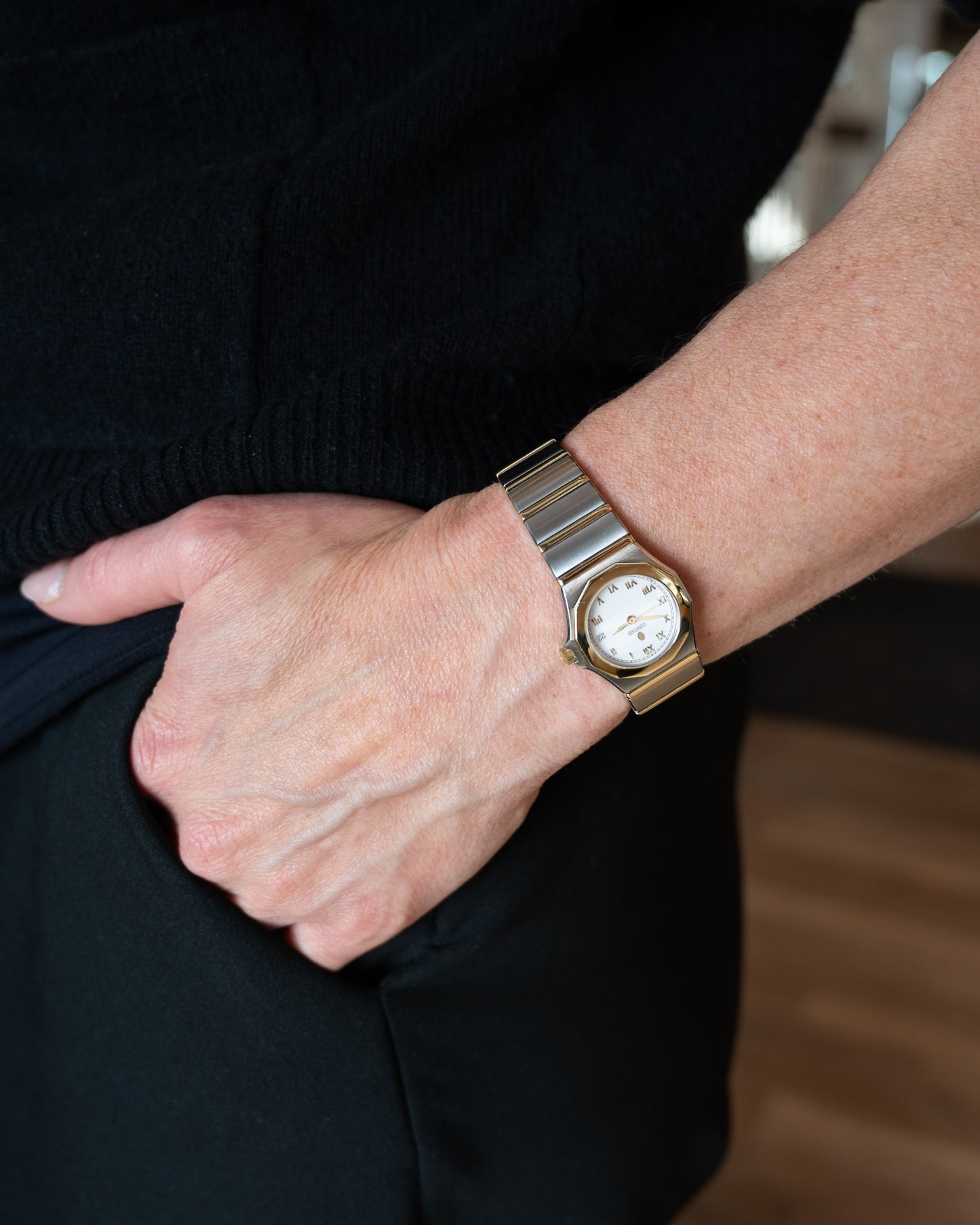 Concord Mariner Watch in Stainless Steel & 18k