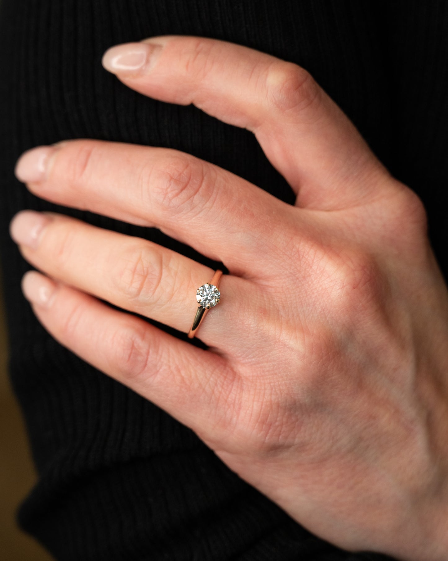 .70 Antique Victorian Diamond Engagement Ring 14k