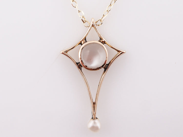 Moonstone and Pearl popular on 14 karat gold.