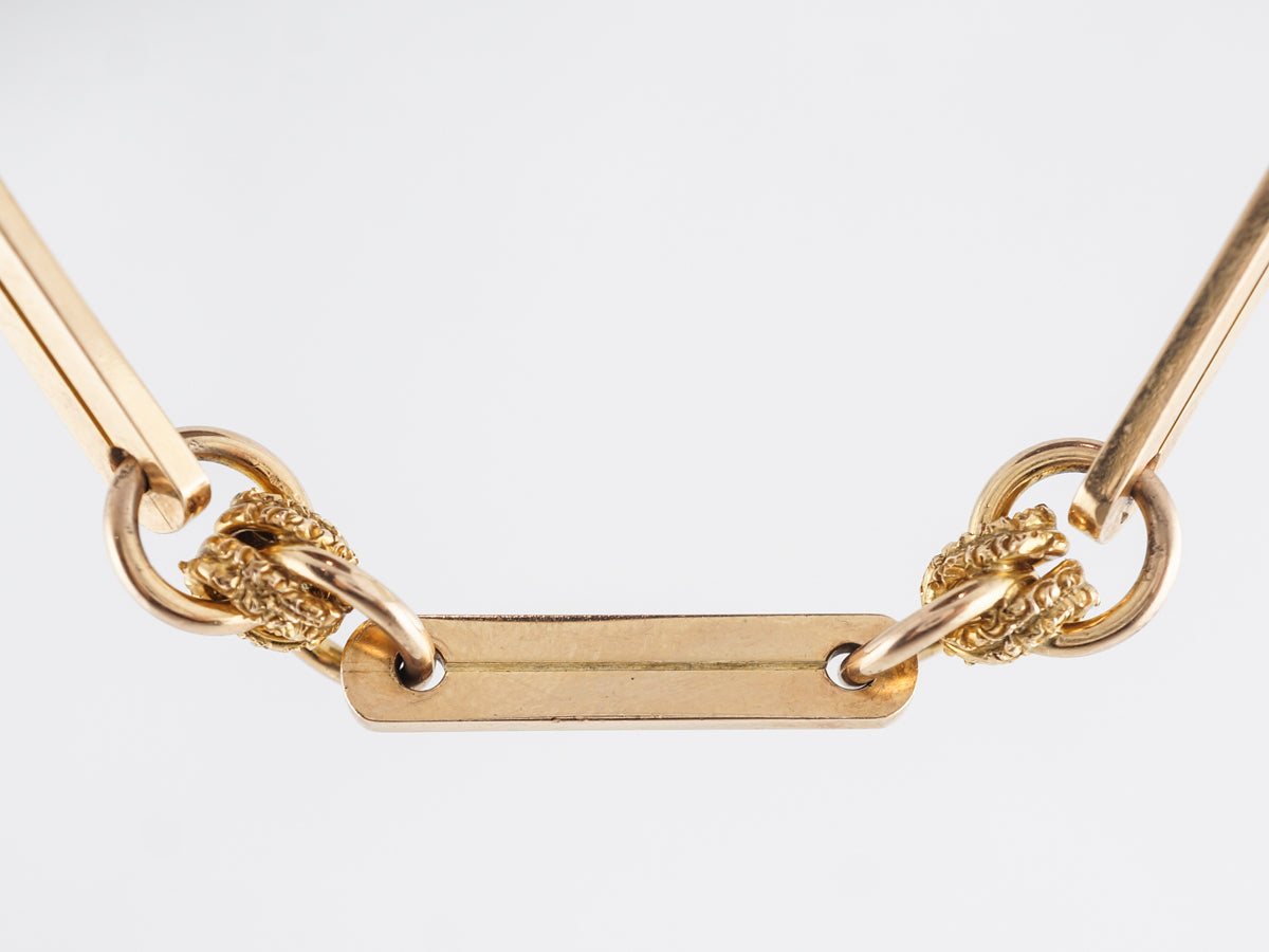16" Victorian Link Chain in 14k Yellow Gold