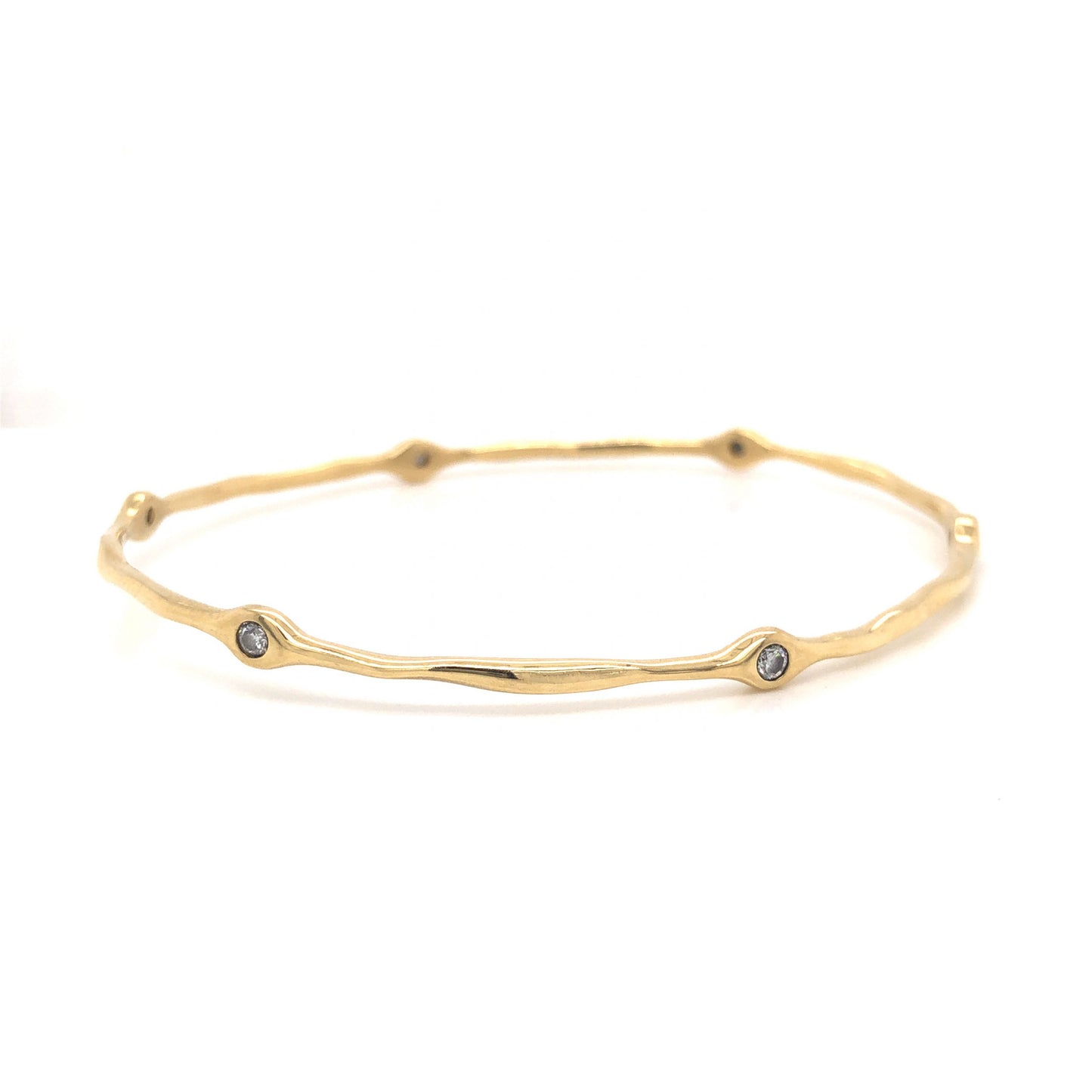 Ippolita Superstar Diamond Bangle Bracelet in 18k Yellow Gold