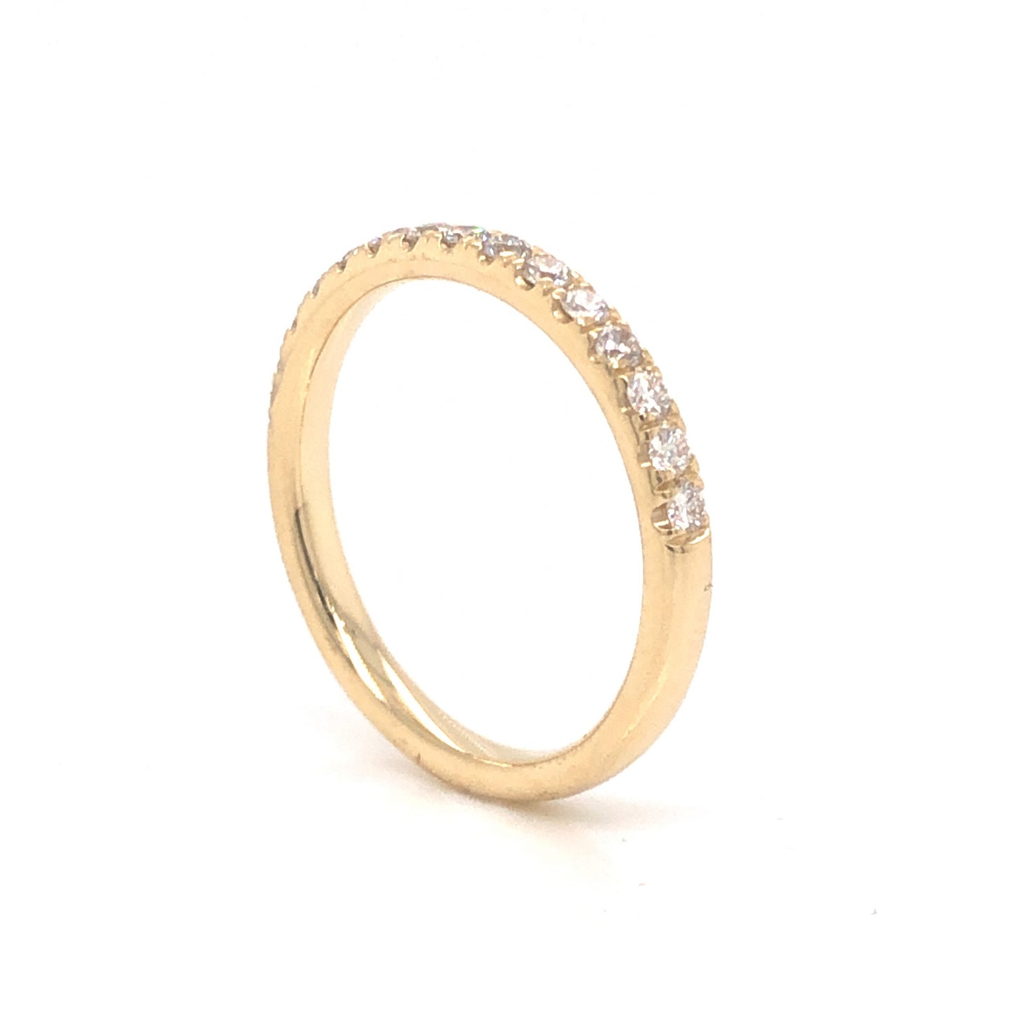 .33 Diamond Wedding Band in 14k Yellow Gold