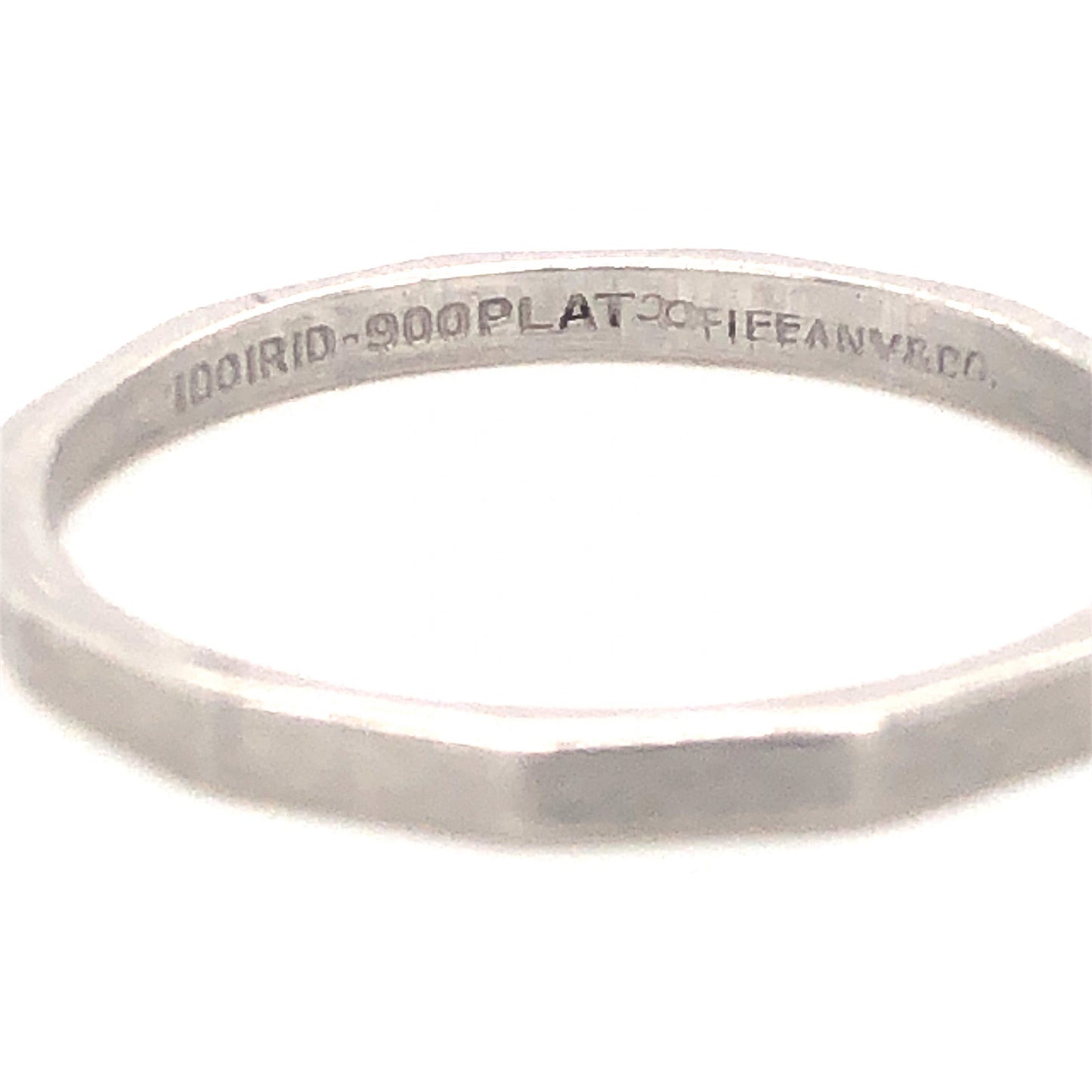 Vintage Tiffany & Co. Geometric Wedding Band in Platinum