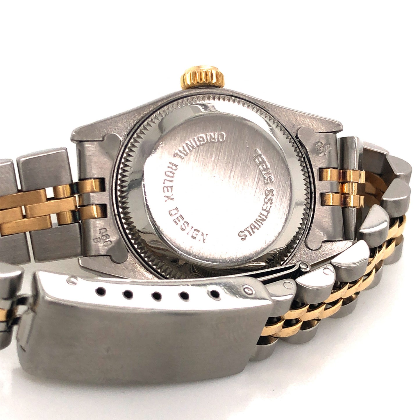 Ladies Rolex 2-Tone w/ Diamonds in 18k Yellow Gold & Stainless Steel