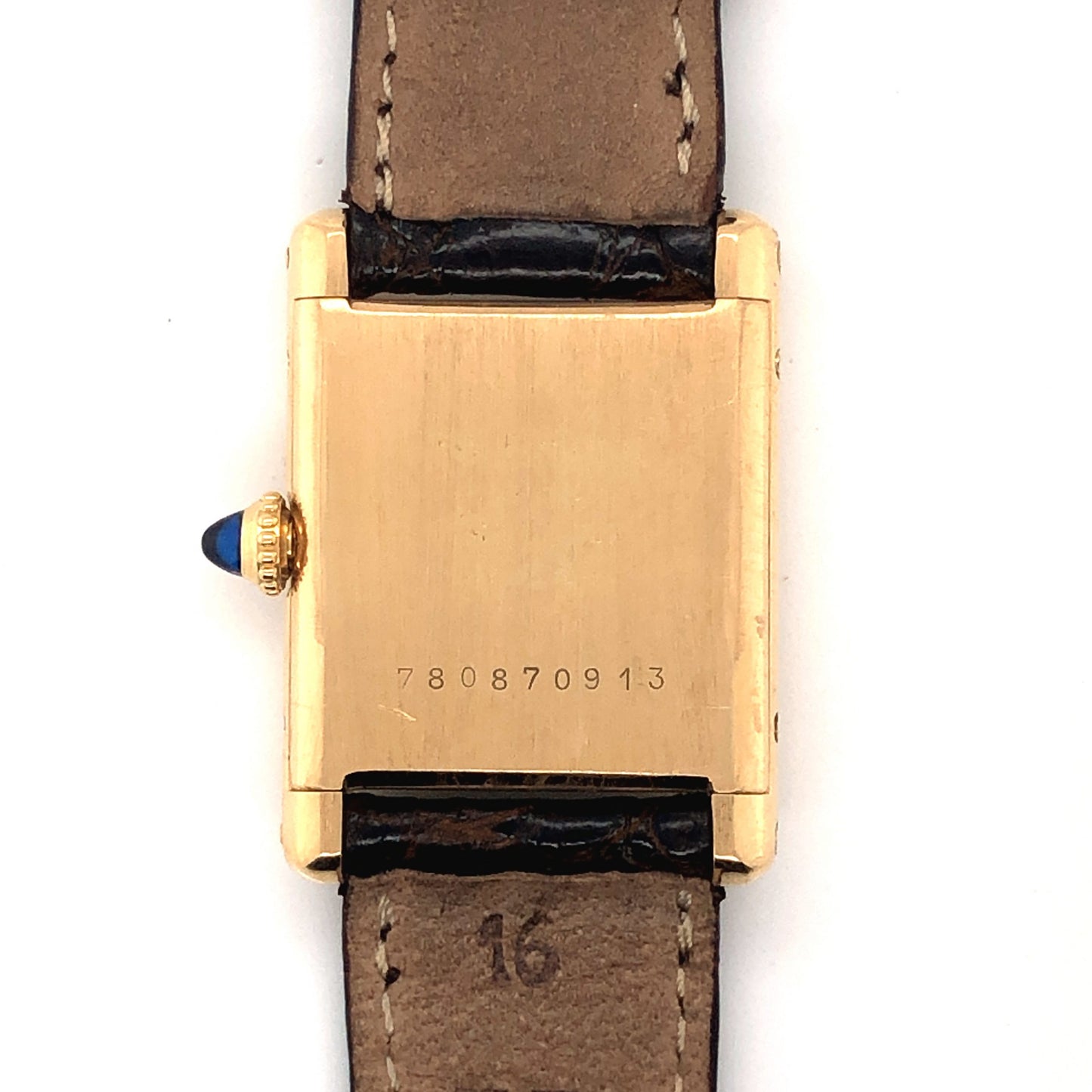 Cartier Tank Watch in 18k Yellow Gold