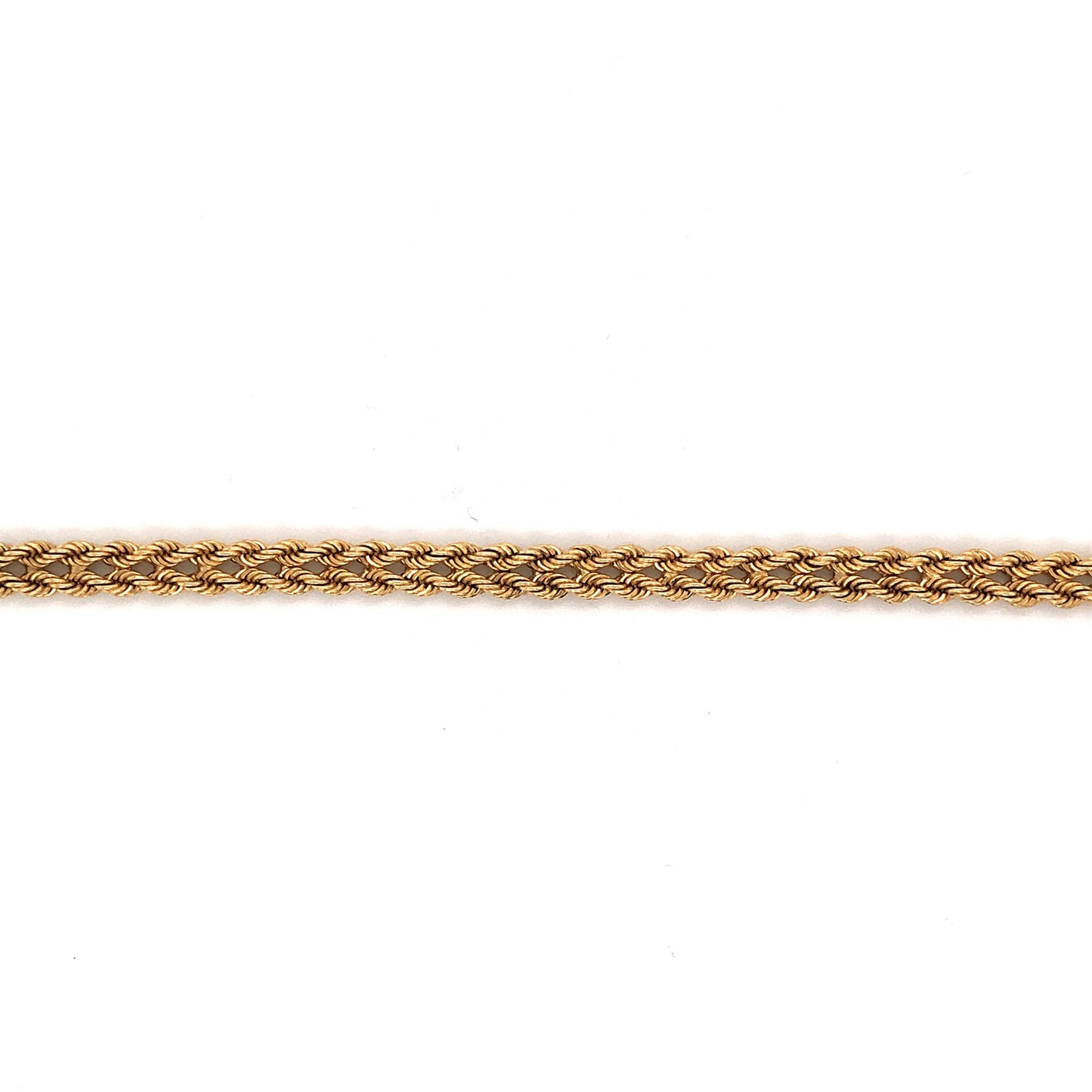 Pave Diamond Buckle Clasp Bracelet in 14k Yellow Gold