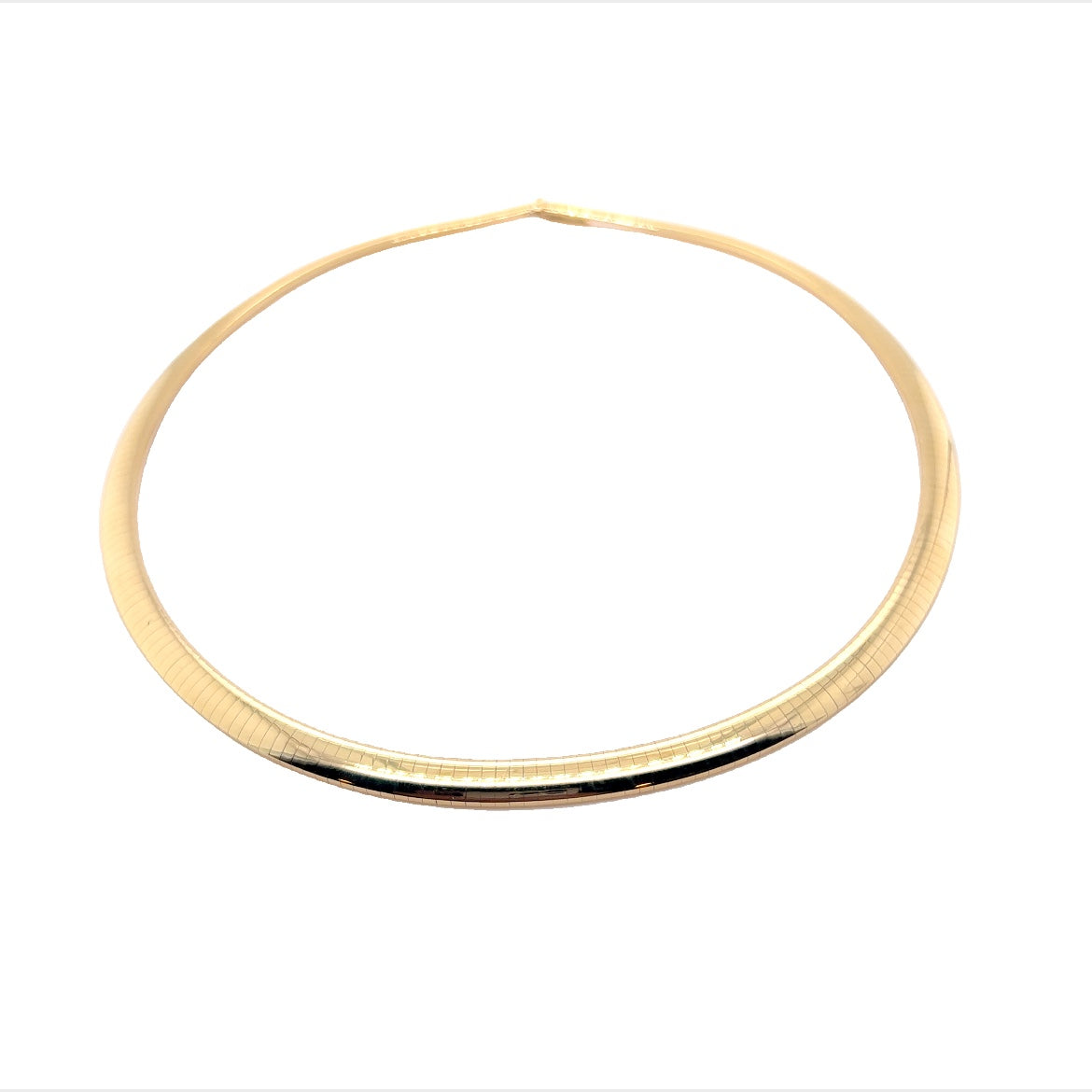 16 Inch Omega Necklace in 14k Yellow Gold