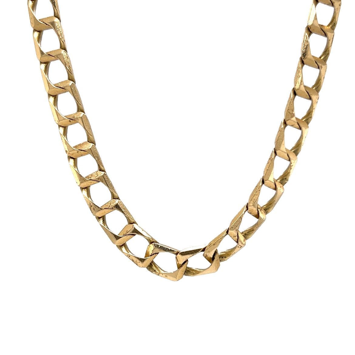 Heavy Chain Link Necklace in 14k Yellow Gold – Filigree Jewelers