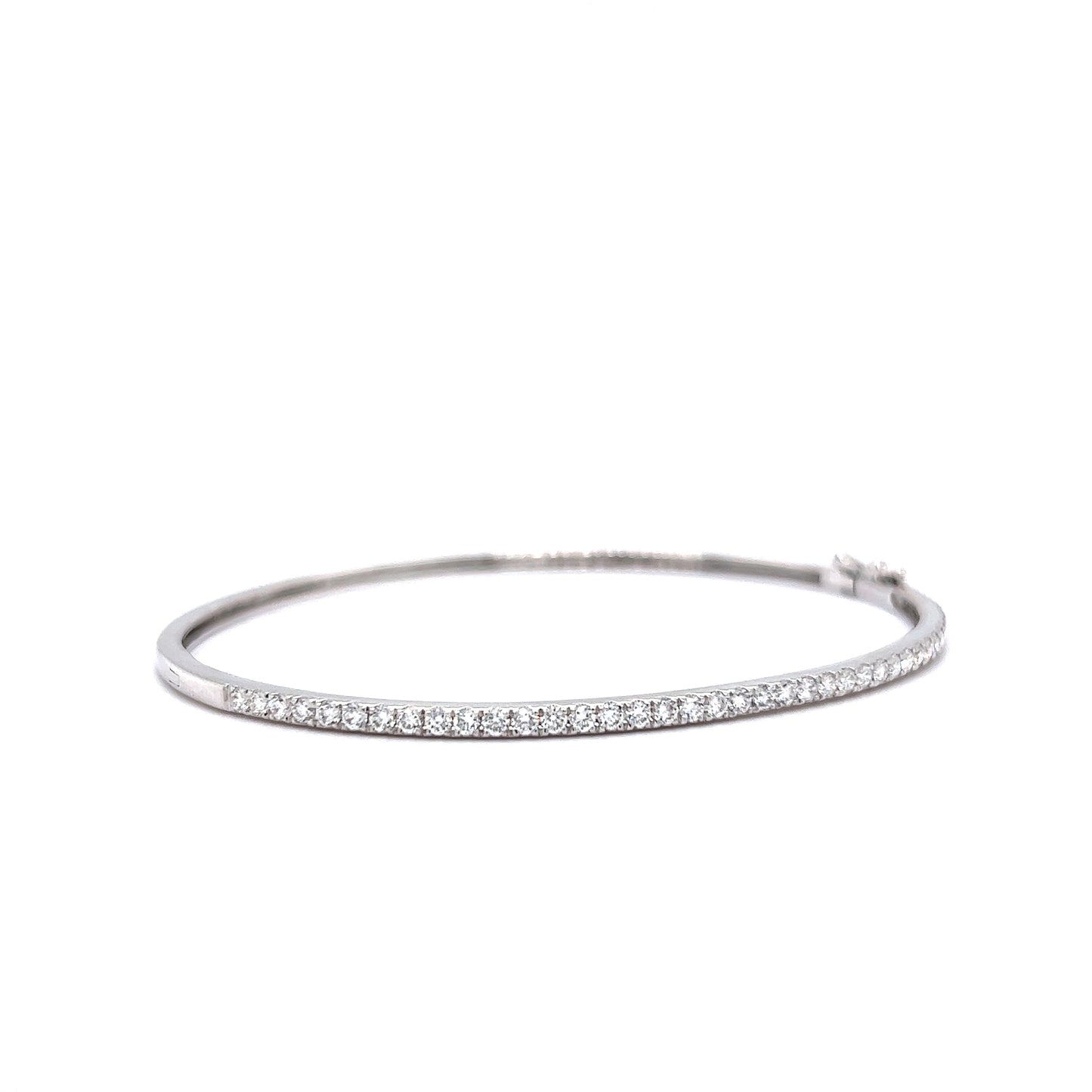 1.00 Carat Diamond Tennis Bracelet in 18k White Gold