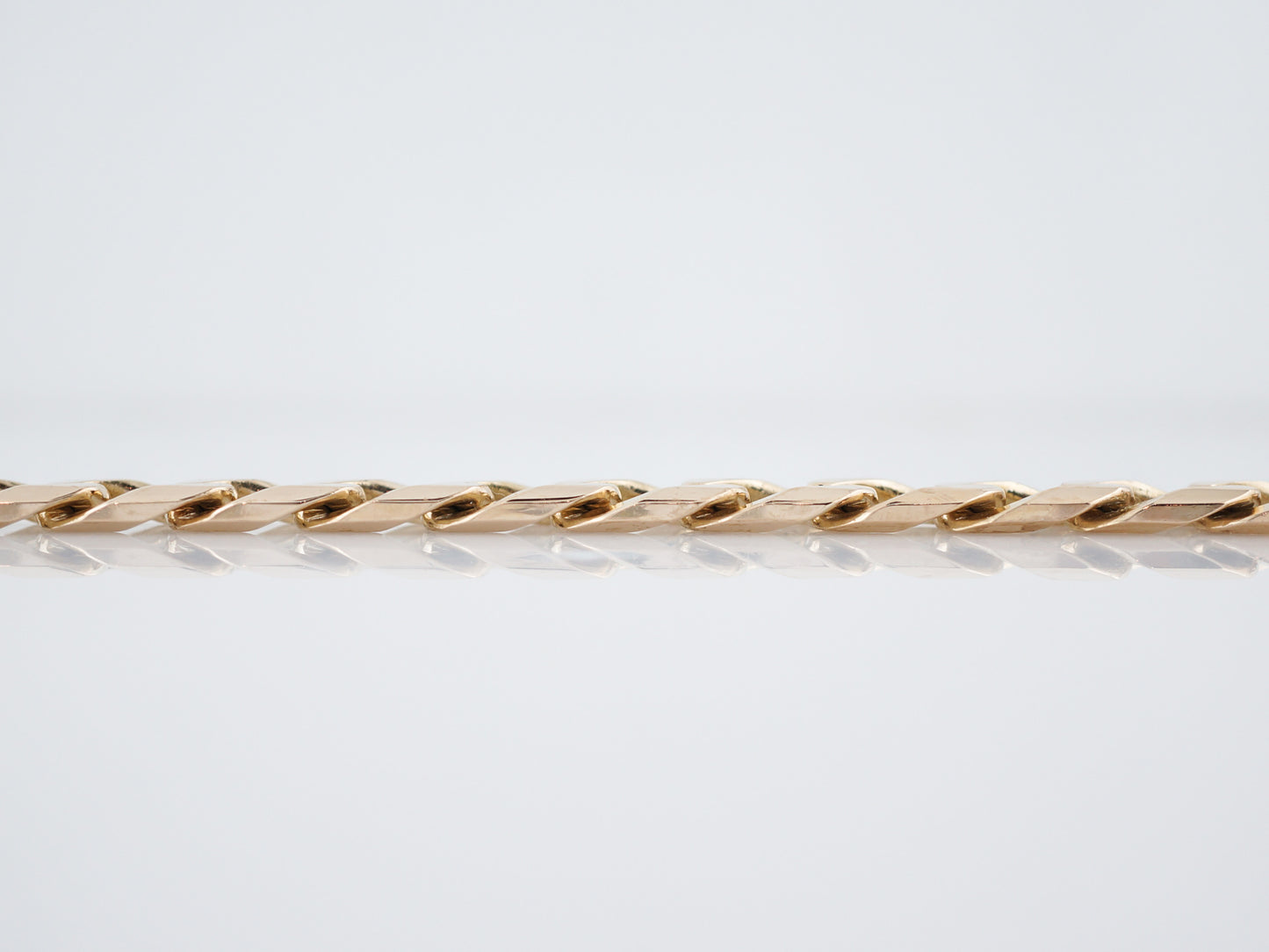 Bracelet Modern Chain Link in 14K Yellow Gold