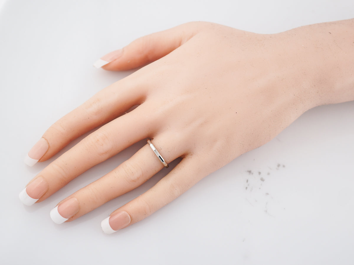 Wedding Band Modern Tiffany & Co. Geometric in Platinum