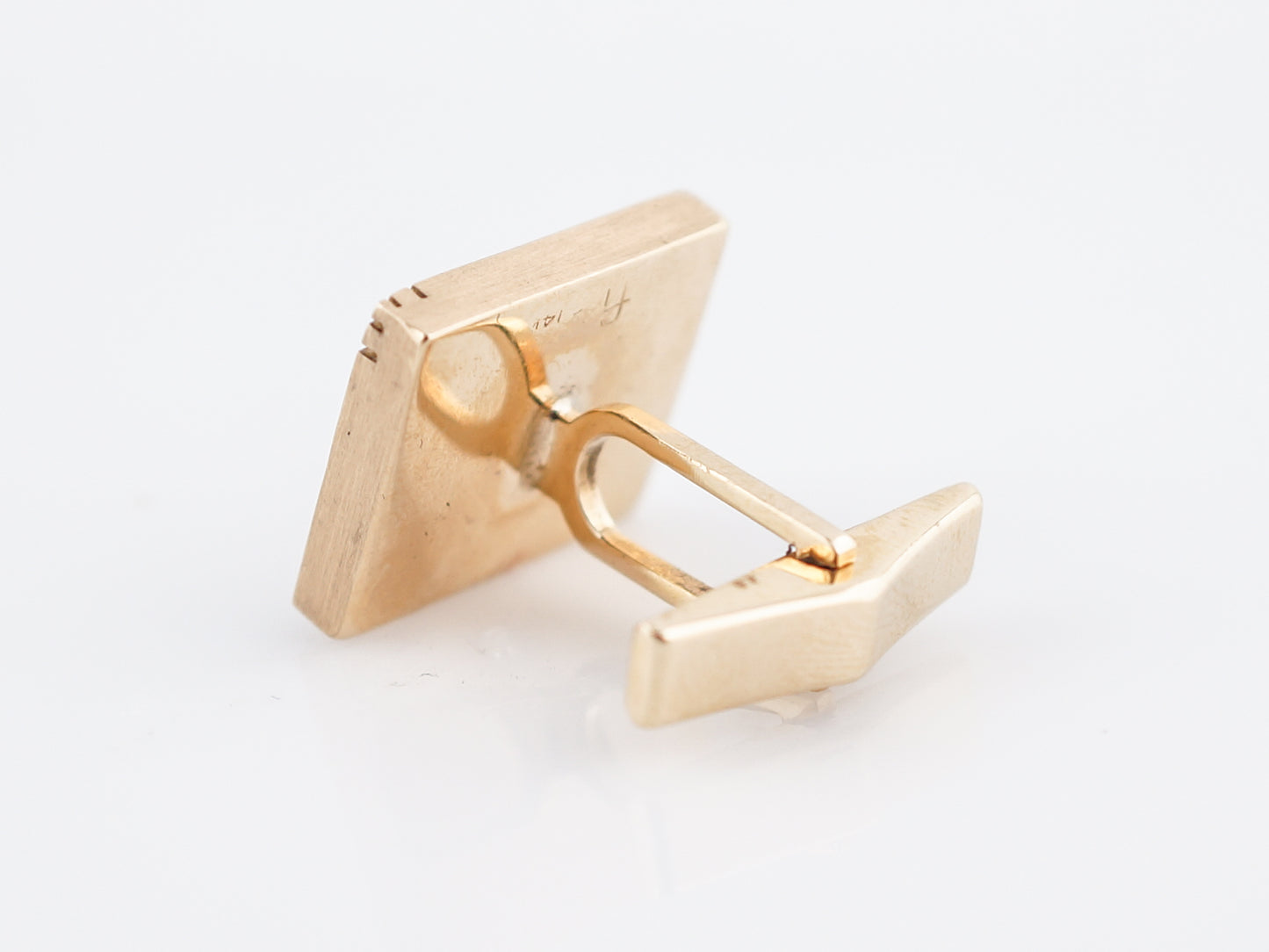 Vintage Cufflinks Mid-Century in 14K Yellow Gold