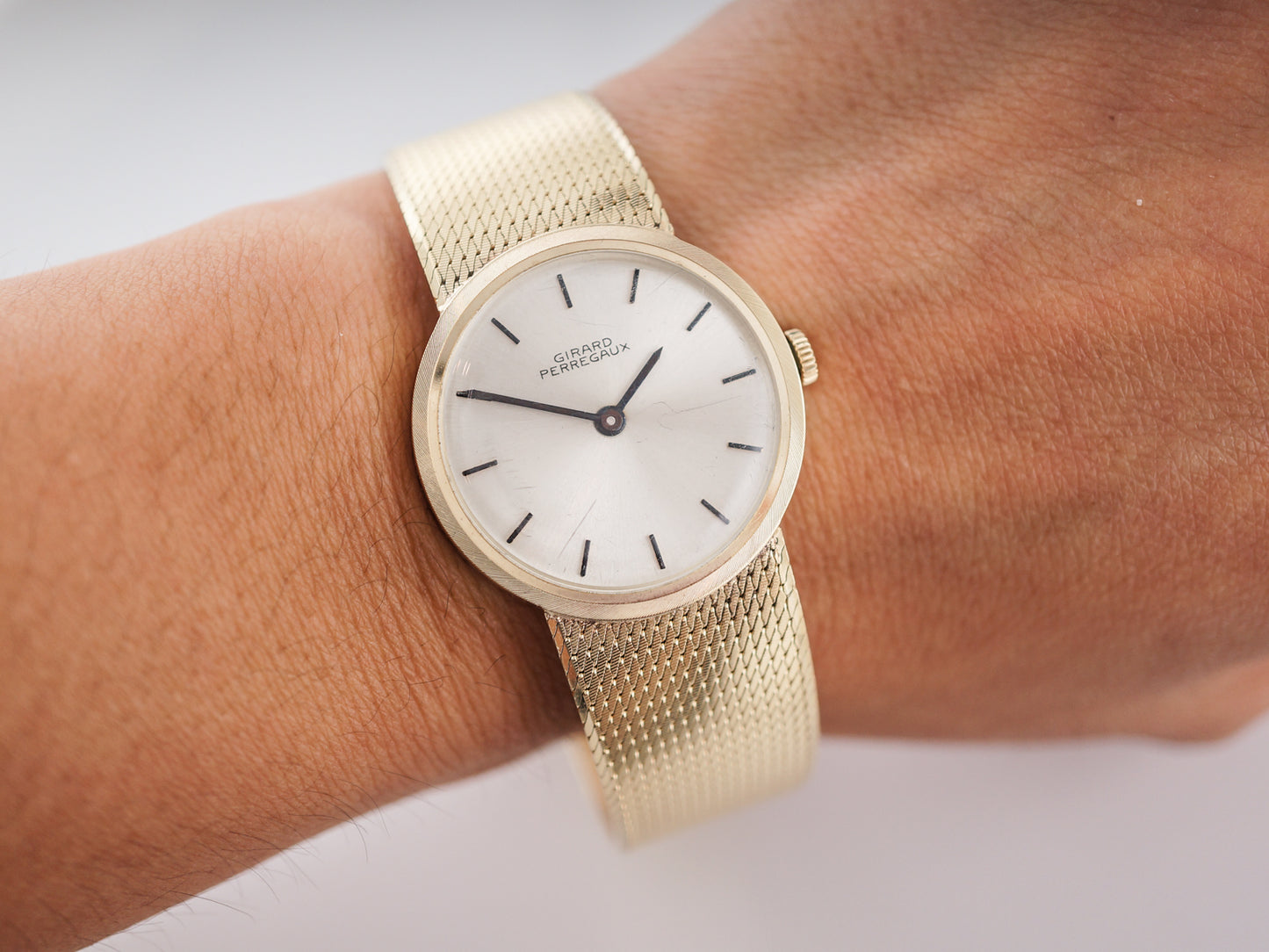 Vintage Watch Ladies Girard Perregaux 1960's Manual Wind in 14k Yellow Gold