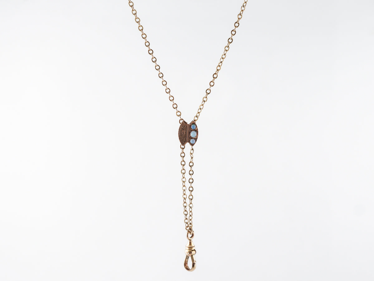 Vintage Victorian Cabochon Opal Pendant