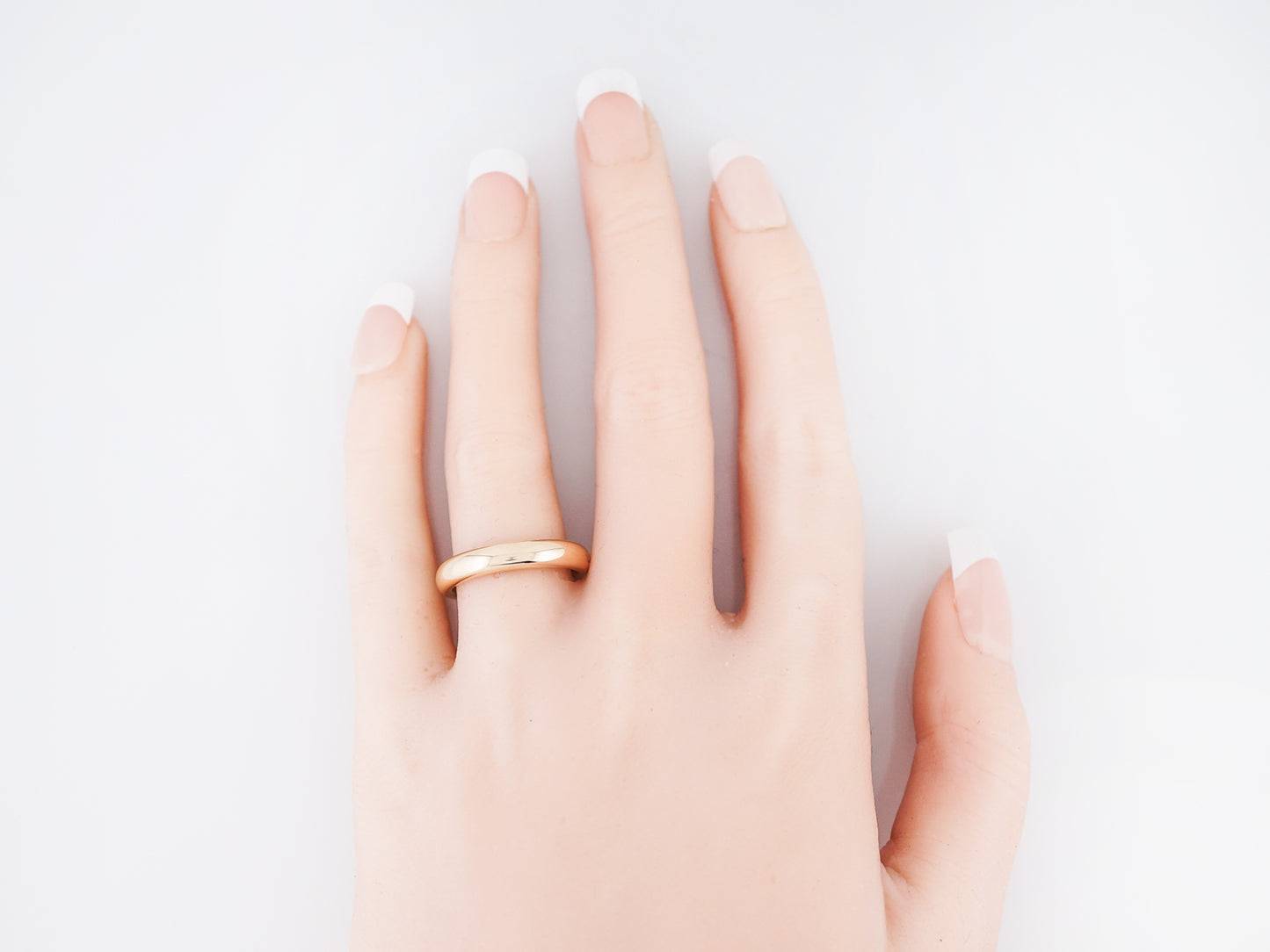 Antique Wedding Band Art Deco in 14k Yellow Gold