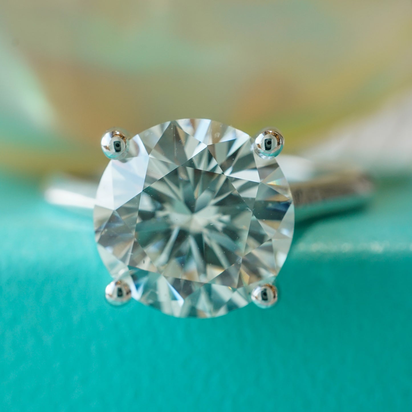 3 Carat GIA Diamond Engagement Ring in 14k White Gold