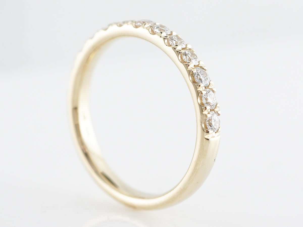 .46 Diamond Wedding Band in 14k Yellow Gold