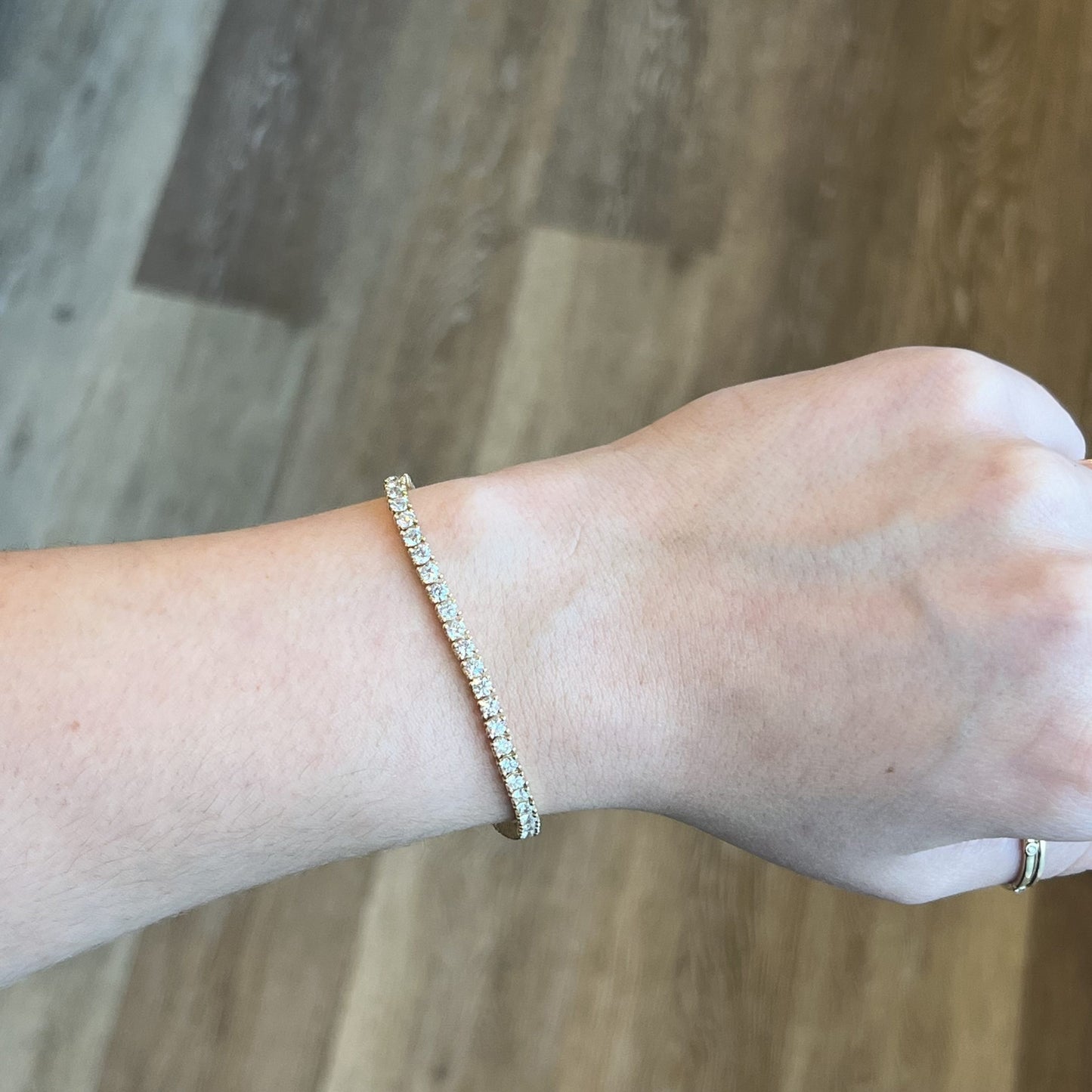 Classic Diamond Tennis Bracelet in 14k Yellow Gold