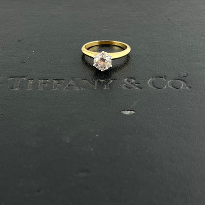 1.07 Diamond Tiffany & Co. Engagement Ring in 18k & Platinum